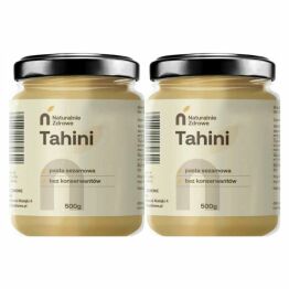 2 x TAHINI Pasta Sezamowa 500 g - Naturalnie Zdrowe