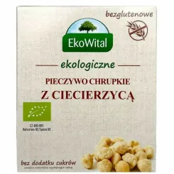 Pieczywo Chrupkie z Ciecierzycą Bezglutenowe Bez Dodatku Cukru Bio 100 g - EkoWital