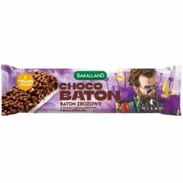 Choco Baton Zbożowy o Smaku Czekoladowym z Białą Czekoladą 25 g - Bakalland