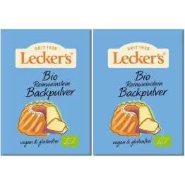 Zestaw 2 x Proszek do Pieczenia Bio 21 g - Leckers