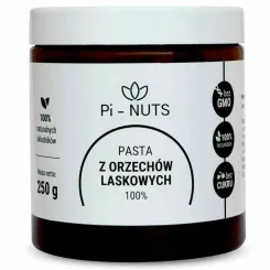 Pasta z Orzechów Laskowych 100% 250 g - PI-NUTS