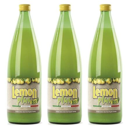 3 x Sok Cytrynowy z Cytryn Ekologicznych Bio 1 l - Eurofood