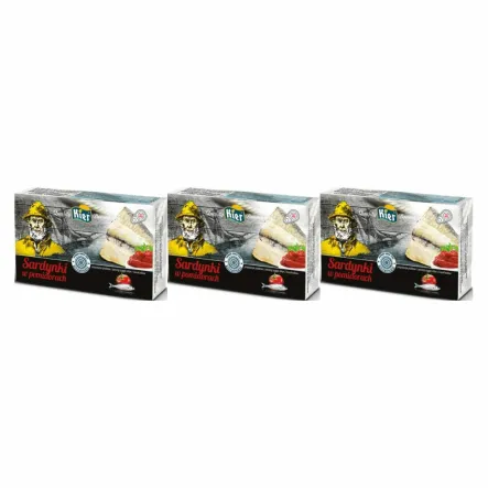 3 x Sardynki w Pomidorach 120 g (88 g) - Kier