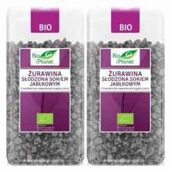 2 x Żurawina Słodzona Sokiem Jabłkowym Bio 400 g - Bio Planet