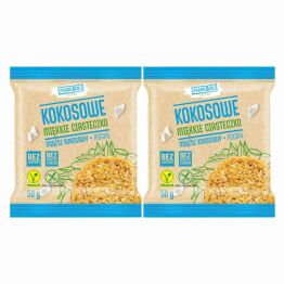 Zestaw 2 x Ciasteczko Kokosowe + Migdał Bezglutenowe 50 g - Frank i Oli