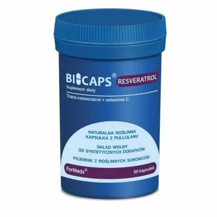 BICAPS RESVERATROL 60 Kapsułek - Formeds