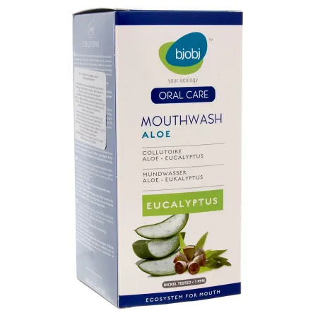 Płyn Do Płukania Ust Aloes i Olejek Eukaliptusowy 500ml-Bjobj