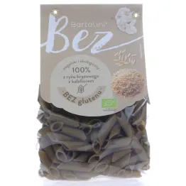 Makaron z Ryżu Brązowego z Kalafiorem Penne Bezglutenowy Bio 250 g - Bartolini