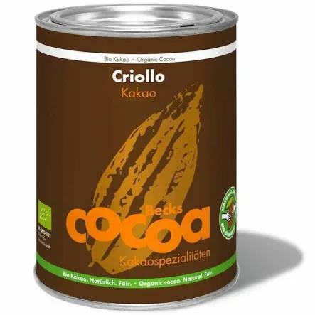 Kakao w Proszku Criollo Bezglutenowe Bio 200 g -  Becks Cocoa