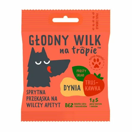 Żelki Truskawka i Dynia 15 g Głodny Wilk