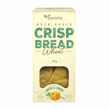 Krakersy Pszenne z Serem i Szczypiorkiem 110 g Danvita