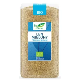 Len Mielony Mielone Nasiona Lnu Siemię Lniane Bio 350g - Bio Planet