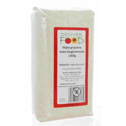 Mąka Gryczana Biała Bezglutenowa 1000 g Denver