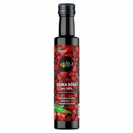 Dzika Róża Sok Bezpośrednio Wyciskany NFC 250 ml - A to Dobre! (data: 30.09.2025)