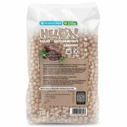Kulki Śniadaniowe Kakaowe Bezglutenowe Bez Dodatku Cukru 180 g - Heloł!
