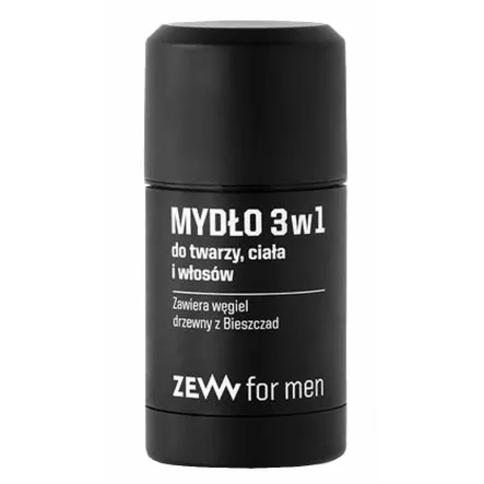 Mydło 3w1 do Twarzy, Ciała i Włosów 85 ml - ZEW for men