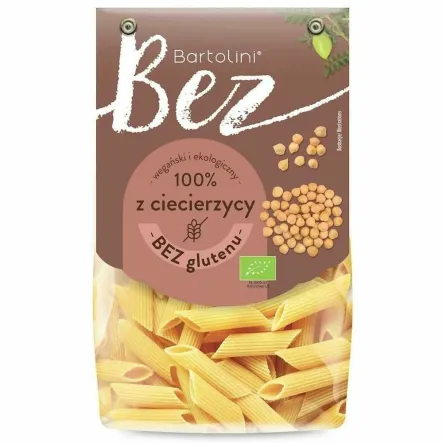 Makaron z Ciecierzycy Penne Bezglutenowy Bio 250 g - Bartolini