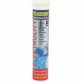 Elektrolity 10 Minerałów 20 Tabletek Musujących - Uniphar