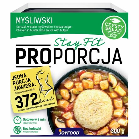 Kurczak w Sosie Myśliwskim z Kaszą Bulgur i Warzywami - Joyfood (data: 30.03.2025)