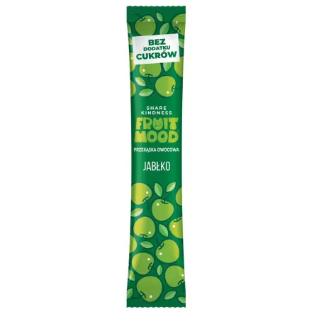 Przekąska Owocowa Jabłko Bez Dodatku Cukrów Bezglutenowa 10 g - Fruit Mood