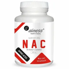 NAC N-Acetyl L-Cysteina 100 Kapsułek - Aliness
