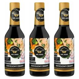 3 x Sos Sojowy Ciemny 36% 150 ml - Mr. Ming