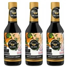 3 x Sos Sojowy Ciemny 36% 150 ml - Mr. Ming