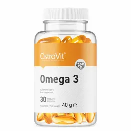 Omega 3 30 Kapsułek Tran, Kwasy Tłuszczowe, Zdrowie - OstroVit 