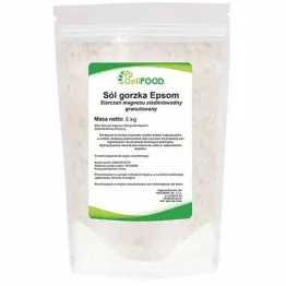 Siarczan Magnezu Siedmiowodny Granulowany (Sól Gorzka Epsom) 5 kg - DeliFood