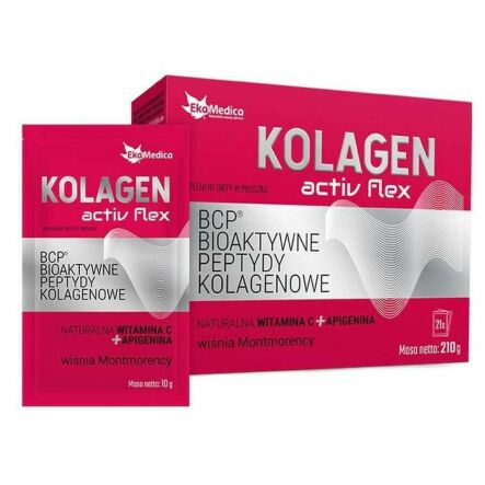 Kolagen Activ Flex Proszek 210 g (21x 10 g) - Ekamedica