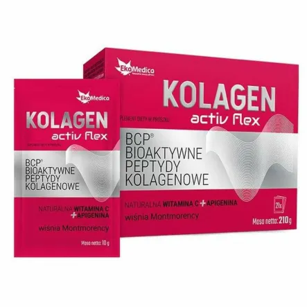 Kolagen Activ Flex Proszek 210 g (21x 10 g) - Ekamedica