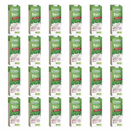 Zestaw 24 x Napój Ryżowy Bezglutenowy Bio 1L- UHT Natumi