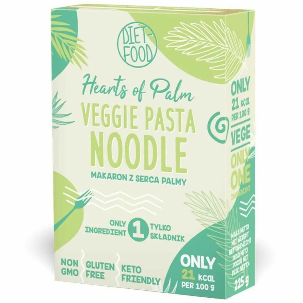 Makaron z Serca Palmy Noodle Vaccum Pudełko 255 g - Diet Food