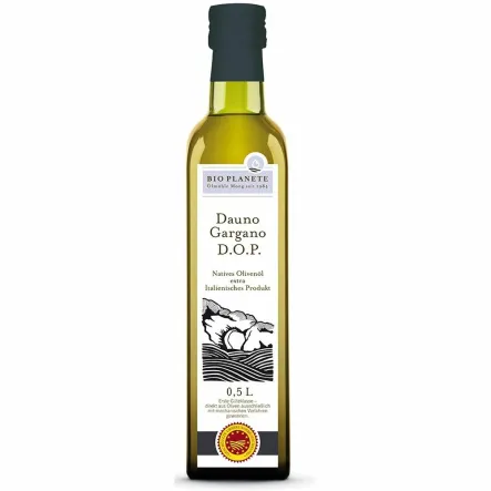 Oliwa z Oliwek Extra Virgin Dauno Gargano D.O.P. Bio 500 ml - Bio Planete