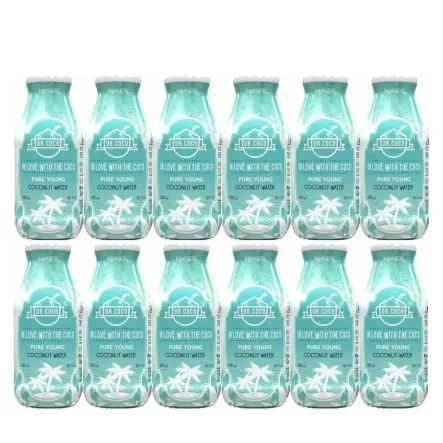 12 x Woda kokosowa 280 ml - Dr. Coco