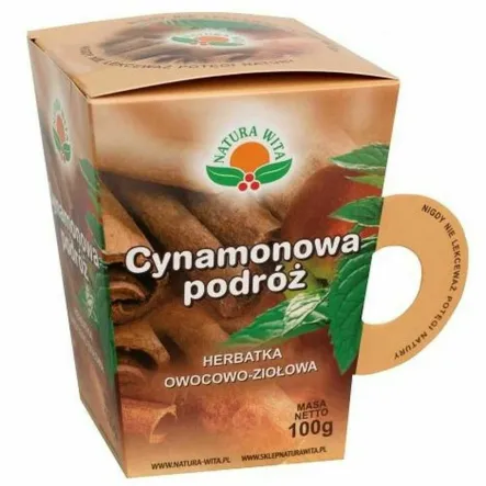 Herbatka Owocowo - Ziołowa Cynamonowa Podróż 100 g - Natura Wita