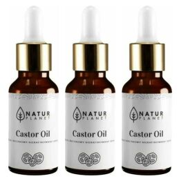 3 x Olej Rycynowy Nierafinowany Kosmetyczny 30 ml - Natur Planet