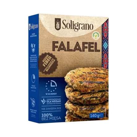 Vege Burger Falafel 140 g - Soligrano