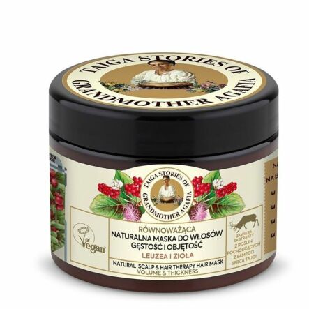 Maska do Włosów Taiga Stories Gęstość i Objętość 300 ml - Babuszka Agafia