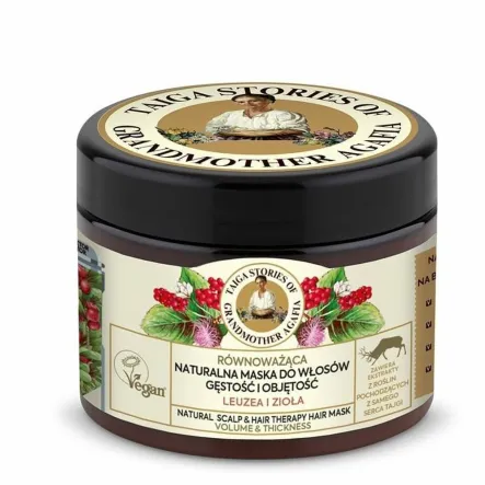 Maska do Włosów Taiga Stories Gęstość i Objętość 300 ml - Babuszka Agafia