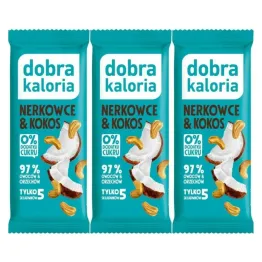 3 x Baton Nerkowce i Kokos 35 g - Dobra Kaloria