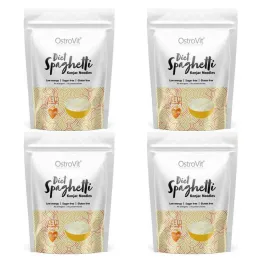 4 x Makaron Konjac Diet Spaghetti Konjac Noodles Keto Friendly 400 g (250 g) - OstroVit