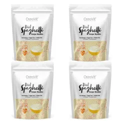 4 x Makaron Konjac Diet Spaghetti Konjac Noodles Keto Friendly 400 g (250 g) - OstroVit