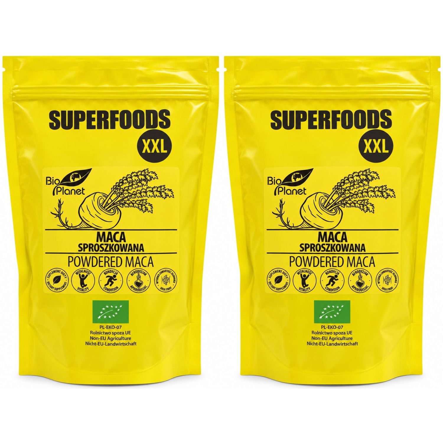 2 x Maca Sproszkowana Bio 750 g - Bio Planet