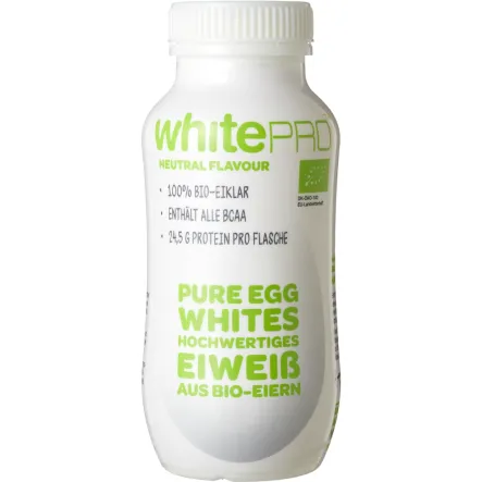 Płynne Białko Jaj White Pro Bio 220 ml - Dava Food Przecena Krótka Data Minimalnej Trwałości