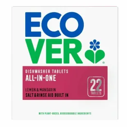 Tabletki do Zmywarki All in One Lemon i Mandarin 0,44 kg (22 sztuki) - Ecover