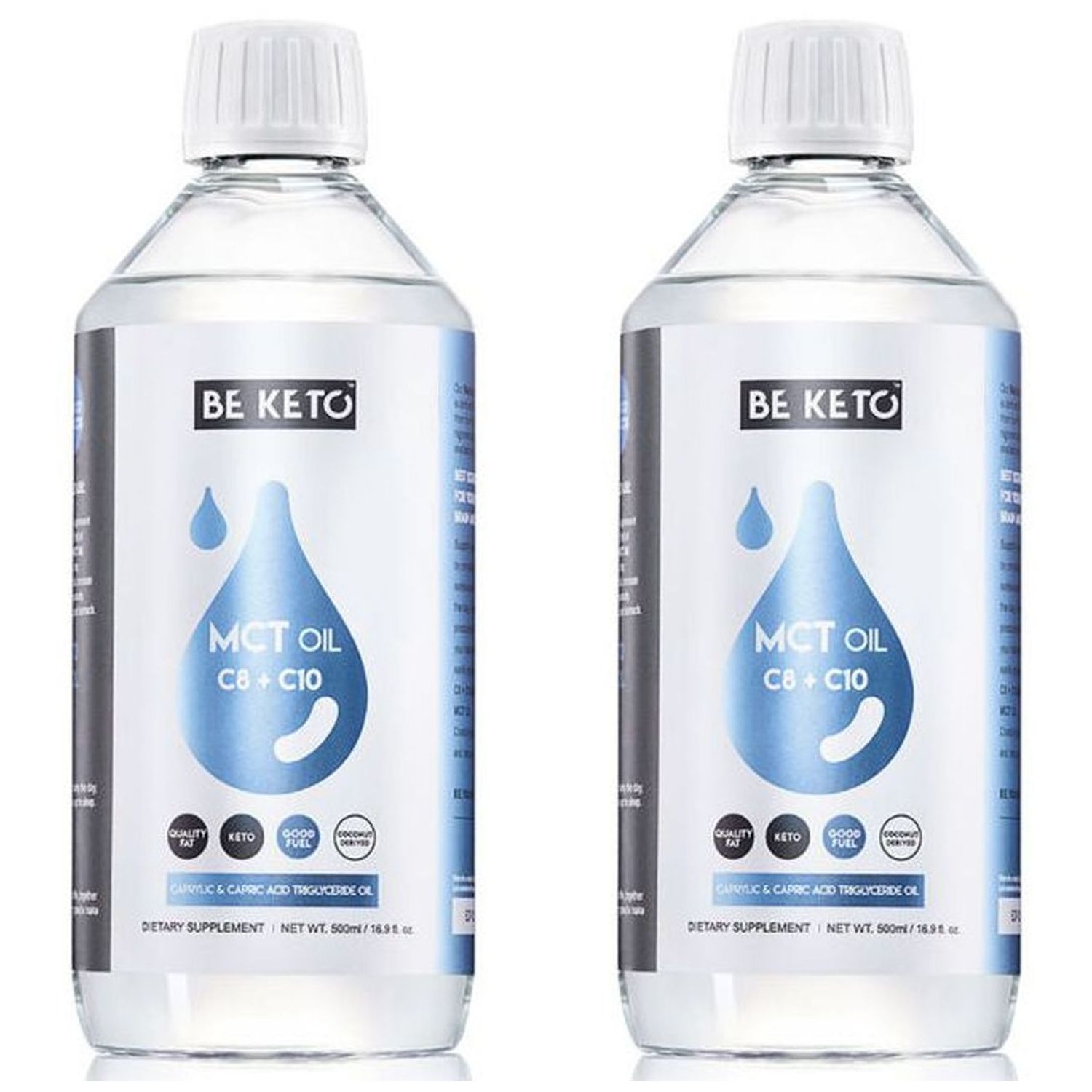 2 x Olej MCT C8 + C10 500 ml - Beketo
