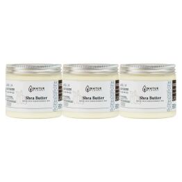 3 x Masło Shea Nierafinowane 200 ml - Natur Planet