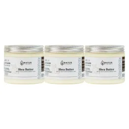 3 x Masło Shea Nierafinowane 200 ml - Natur Planet