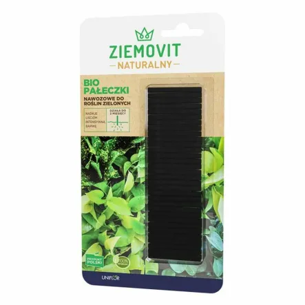 BIOpałeczki Nawozowe do Roślin Zielonych 30 szt Ziemovit Naturalny